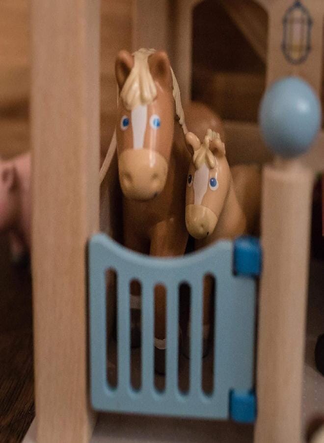 HABA Little Friends Horse Leopold - 4.5" Haflinger Farm Animal Toy Figure - Image 3